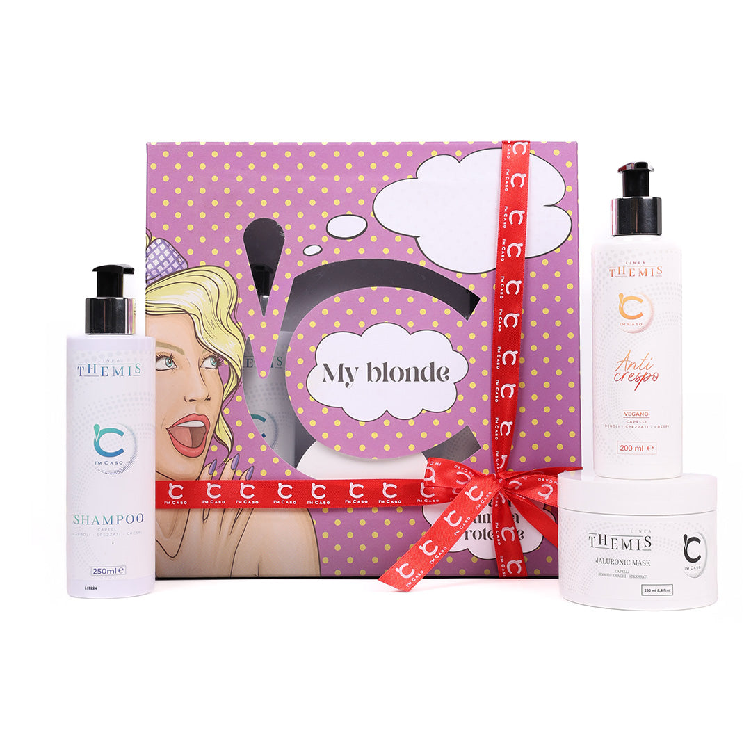 My blonde gift box