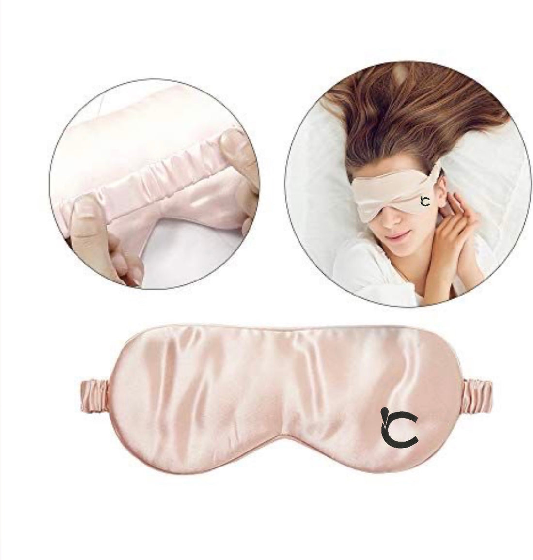 Maschera per dormire in seta Notte sicura