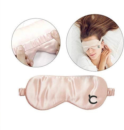 Maschera per dormire in seta con cinturino regolabile Maschera per dormire in seta con cinturino regolabile